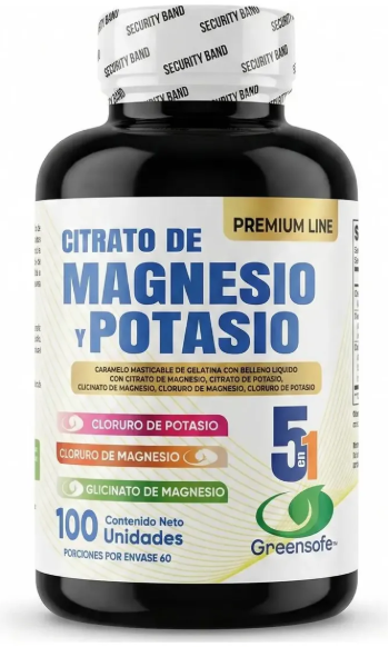 Citrato de magnesio y potasio 5en1 - X2