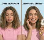 Peine Eléctrico con Spray y Masaje, Antiestático, Autolimpiante y Aplicador de Aceite Capilar